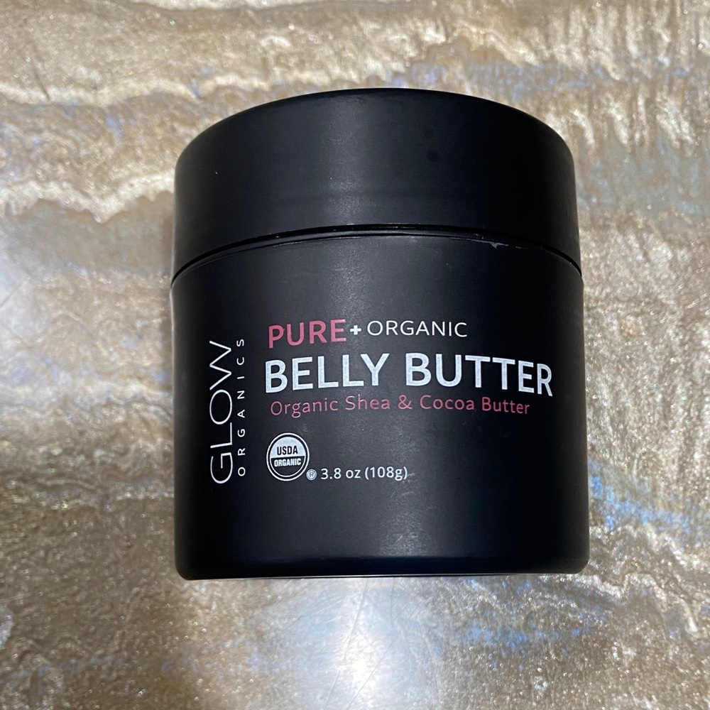 Glow Organics Belly Butter Organic Shea & Cocoa Butter/ New without Box